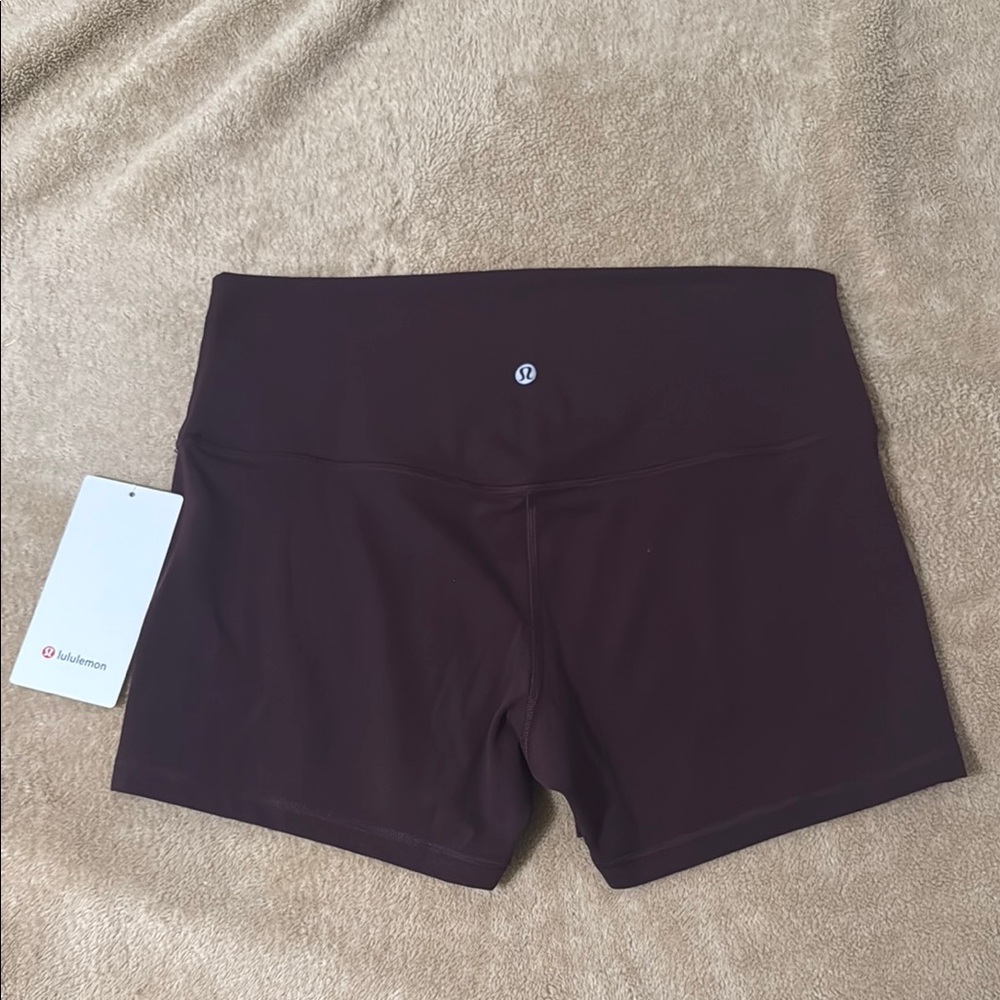 lululemon athletica Women's Dark Maroon Athletic Shorts